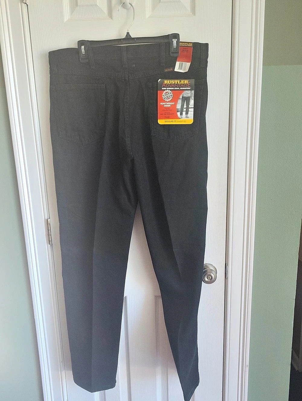 Rustler Advantage Men's Straight Leg Jeans Waist 38 x 32 NWT